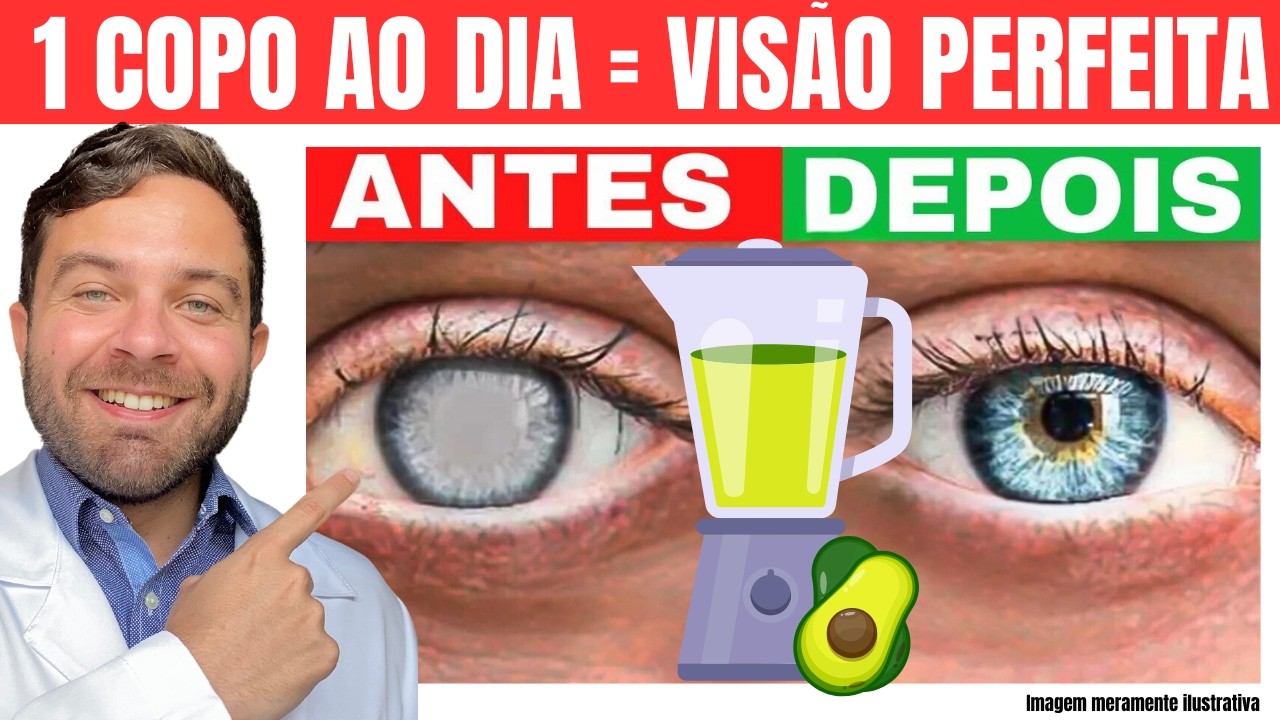 JUST ONE GLASS to TAKE CARE of your VISION and EYES (BETTER than a SUPPLEMENT!)