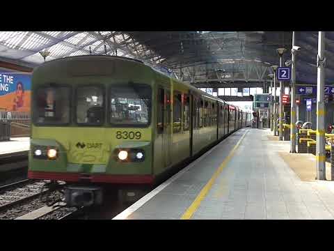 DUBLIN DART TRAIN 8309 PEARSE STATION