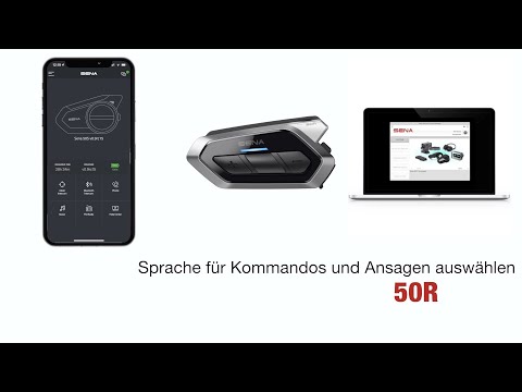 Sena 50R Sprachbefehle und Kommandos- Sprache ändern | #RideConnected