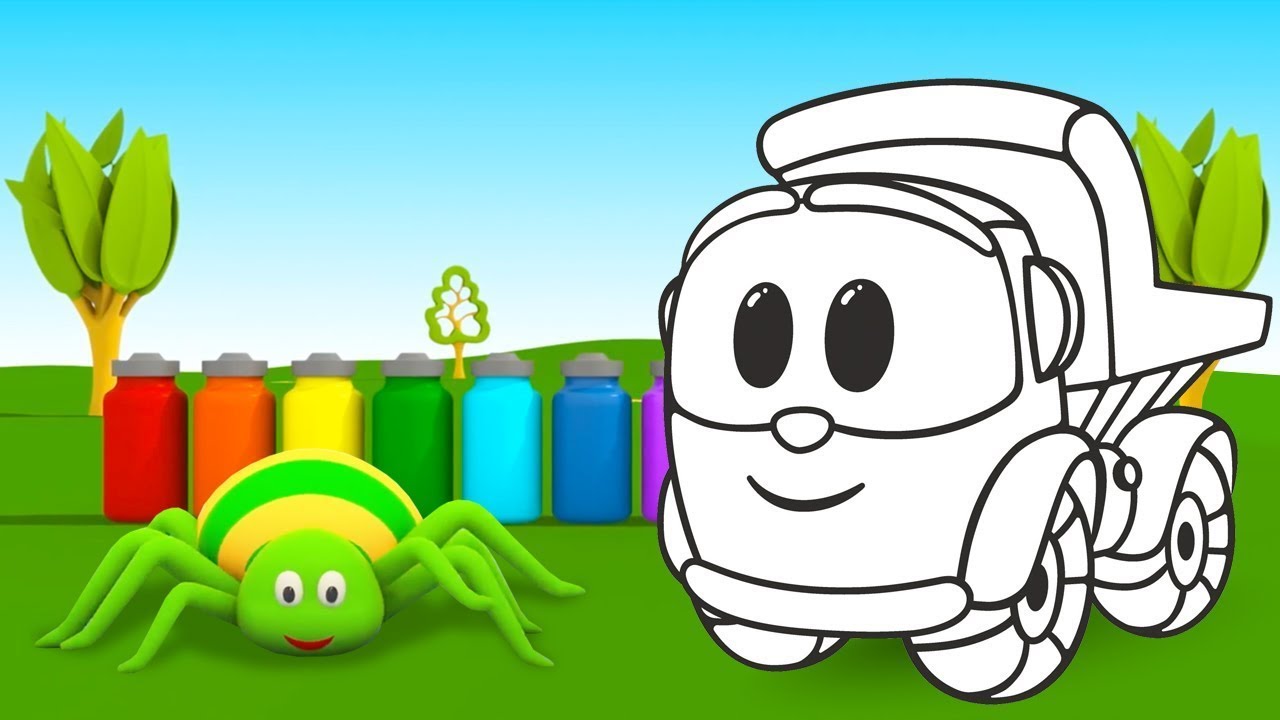 Watch Now Vamos colorir juntos! Aprendemos as cores com Léo o caminhão. Coleção dos desenhos animados Vamos colorir juntos! Aprendemos as cores com Léo o caminhão. Coleção dos desenhos animados