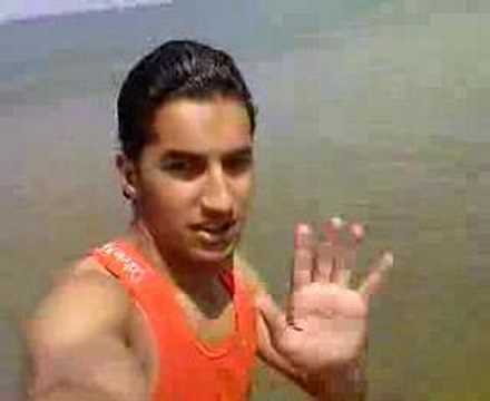 me and friend reda in cabo negro beach