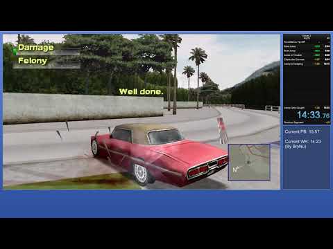 Driver 2 Any% Speedrun in 14:33 (New PB!) (REDRIVER2)