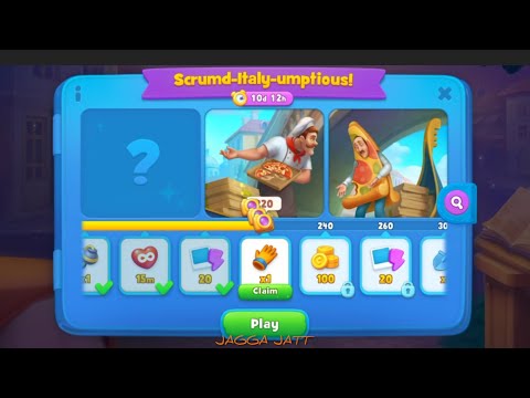 Gardenscapes - ' Scrumd-Italy-umptious' New Merge Event - PART 1/2