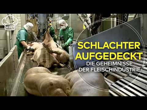 FLEISCHINDUSTRIE AUFGEDECKT: Vom Schwein zum Schnitzel! Hinter den Kulissen der Schlachthöfe! | DOKU