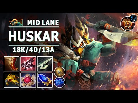 Huskar Mid Lane | 7.31 | New Patch High Win Rate Hero | Dota 2 Immortal Gameplay
