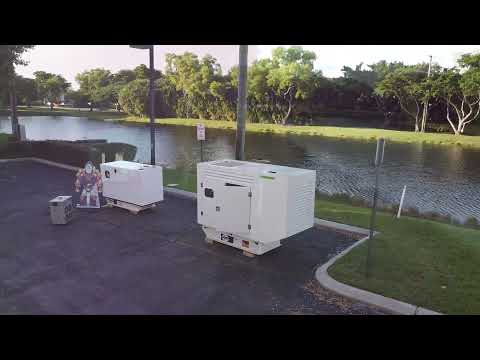 Doing a Load Test on FG Wilson Generators with Custom Aluminum Enclosures @SimplyReliablePower !!