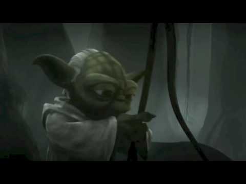 The Clone Wars - Yoda talks to Qui-gon Jinn on Dagobah