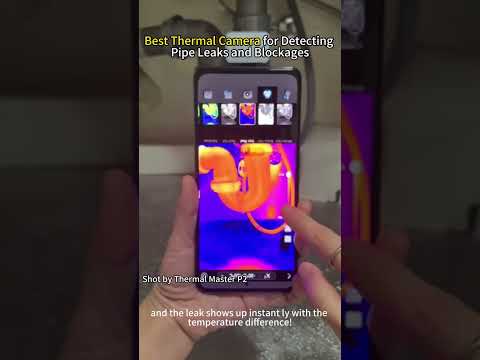 Best thermal camera for detecting pipe leaks and blockages#thermalmasterp2