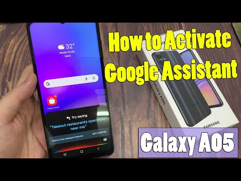 How to Activate Google Assistant on Samsung Galaxy A05 | Samsung Google Assistant Turn On