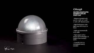 Watch A Video About the Summit Silver Solar LED Outdoor Post Cap