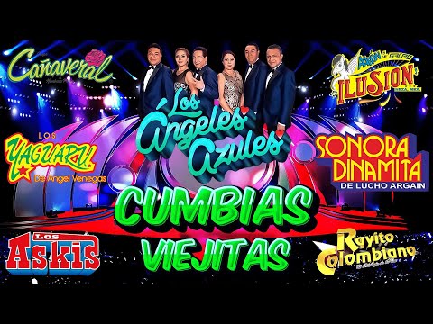 CUMBIAS PARA BAILAR TODA LA NOCHE - LOS ÁNGELES AZULES Y SONORA DINAMITA, CAÑAVERAL, YAGUARU (4DHK)