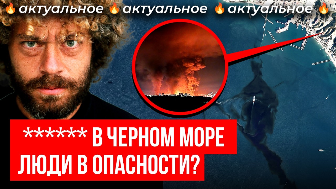 Туапсе: экокатастрофа на побережье Черного моря | Дождь из нефти, спасение жи