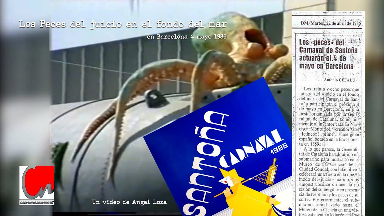 Peces del juicio en el fondo del Mar en Barcelona. 4 mayo 1986