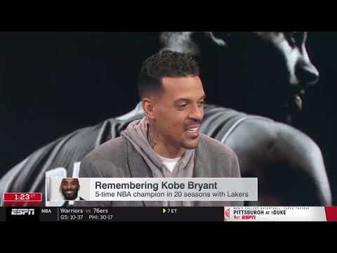 Matt Barnes in tears remembering Kobe Bryant