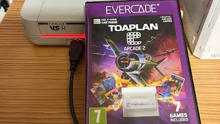 Evercade Toaplan Arcade 2 collection gameplay. 