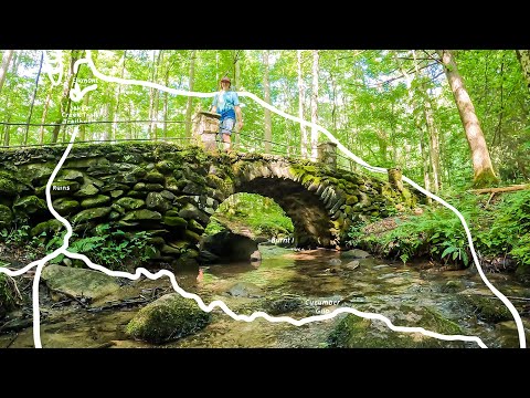 Elkmont Ghost Town in Great Smoky Mountains National Park