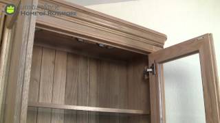 preview picture of video 'Loren Oak Display Cabinet'