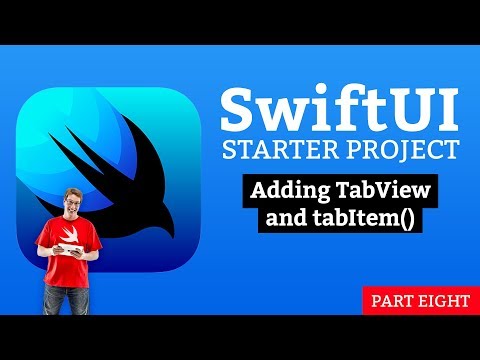 Adding TabView and tabItem() - SwiftUI Starter Project 8/14