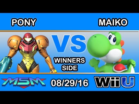 MSM 63 - Pony (Samus) Vs. DYS | Maiko (Yoshi) Winners Side - Smash Wii U