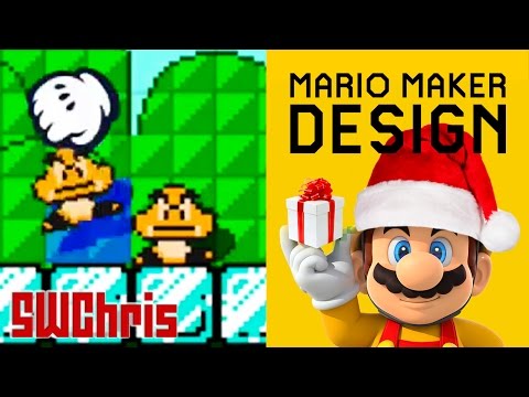 Mario Gameplay Tightening - Building a Mario Maker Snow Level w Mark Brown's 4 Step Level Design #3