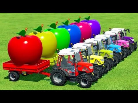 Transport Apples And Spread Fertilizer With Rigitrac Tractors - Farming Simulator 2022
