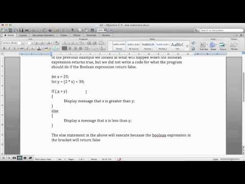 Objective C Tutorials   23   IF   ELSE Statement
