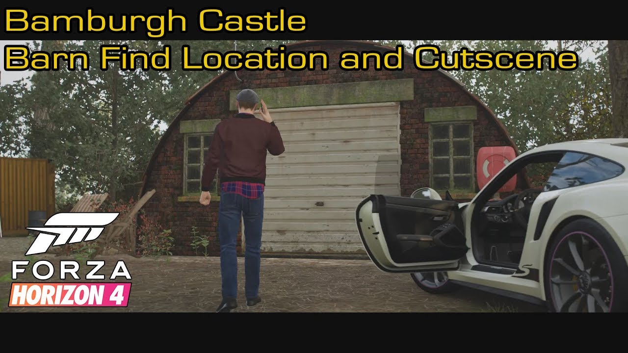 Forza Horizon 4 - Bamburgh Castle Barn Find Location and Cutscene - YouTube
