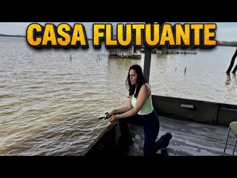 Olha essa CASA FLUTUANTE no Jatobá! Pescaria em Guaraci SP
