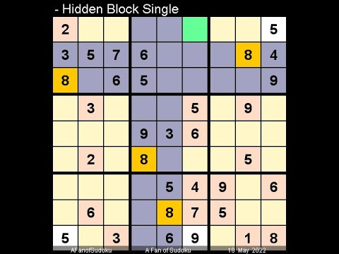 How to Solve Washington Times Sudoku Difficult May 18, 2022