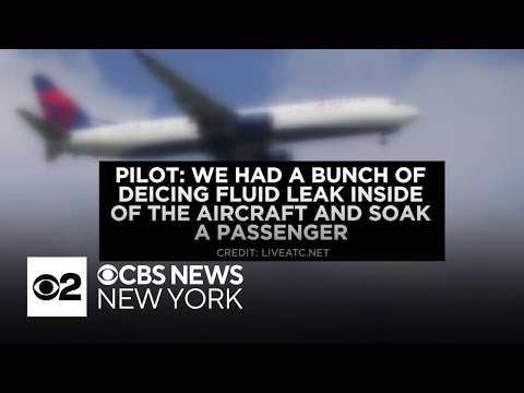 Deicing fluid leaks into cabin on Delta flight at LaGuardia Airport