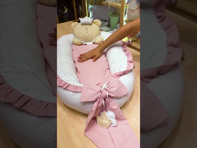 NINHO REDUTOR URSA PRINCESA | Grão de Gente #graodegente #quartodebebe #ninho #ninhodebebe