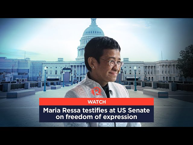 Ressa urges US Senate: Put ‘guardrails’ on American tech platforms