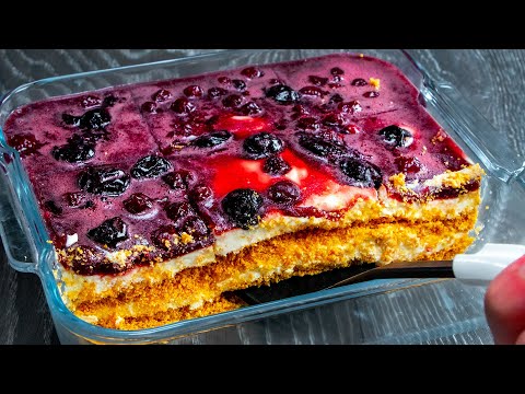 Nećete moći živjeti bez ovog deserta! SAVRŠEN kolač bez pečenja.| Gurman TV