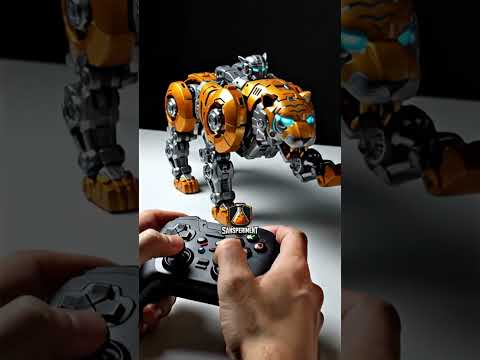 🎮🔥 This Mecha Lion TOY Is WILD! Watch It ROAR and Move Like a Beast! #toyreview #flyxo #fxyoeditz