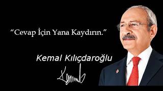 CY - Kılıçdaroğlu: "Cevap İçin Yana Kaydırın"