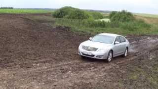 preview picture of video 'Nissan Teana Four offroad test. Ryazan Mosolovskiye Viselki'