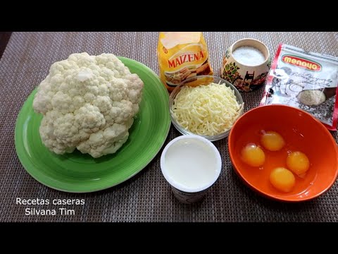 Te invito a probar esta Receta de COLIFLOR Gratinada al Horno 👨🍳 Silvana Tim Recetas caseras.
