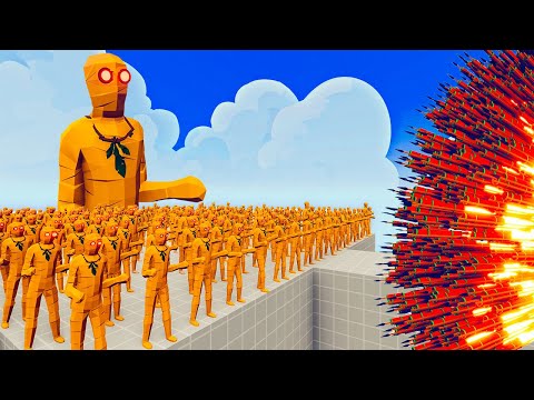 100x MUMMY + 1x GIANT vs 1x EVERY GOD   Totally Accurate Battle Simulator TABS