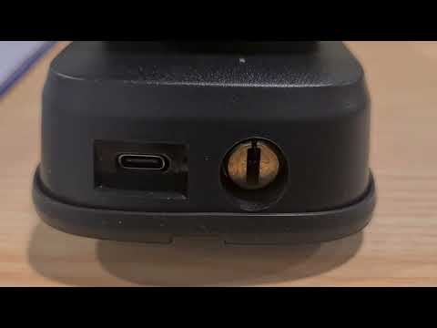 Part of a video titled How to activate your smart lock when the battery is drained? - YouTube