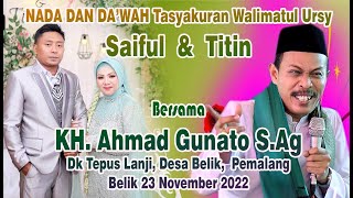Download lagu NADA DAN DA'WAH Bersama KH. AHMAD GUNANTO S.Ag Purbalingga#ngajingapak#kyaigunanto mp3