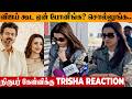 Trisha Shocking Reaction To Reporter S Question About Vijay Wedding Reception Sangeetha Divorce