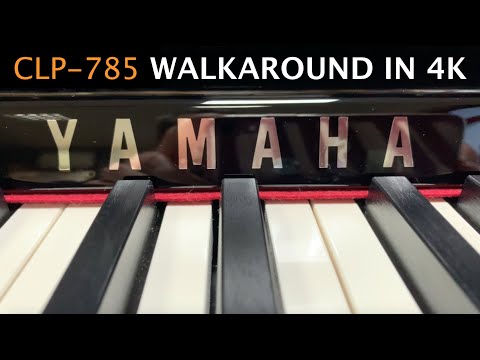 Yamaha CLP-785 digital piano | Walkaround in 4K