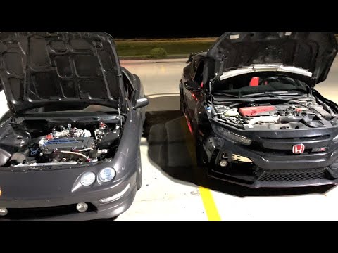 230Whp 9,000 RPM Integra vs FK8 Civic Type R