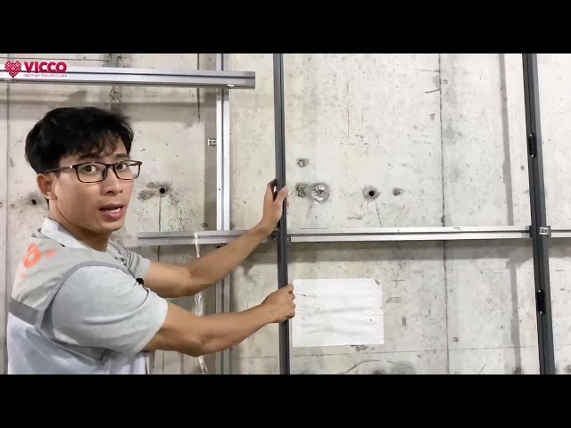 Hướng Dẫn Lắp Đặt Cửa lưới chống muỗi Hệ Xếp Xích VICCO