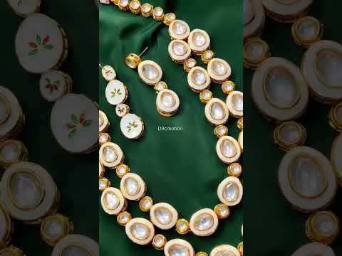 D9 creation fancy chain necklace with earrings, occasion: pa...