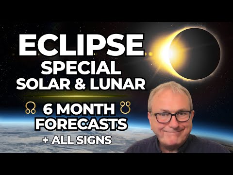 Eclipse Special | Lunar & Solar Eclipses 🌒6 Month Forecast for ALL 12 Zodiac Signs