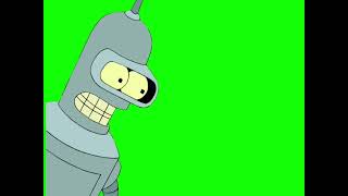 Bender "can we have some money?" Futurama green screen