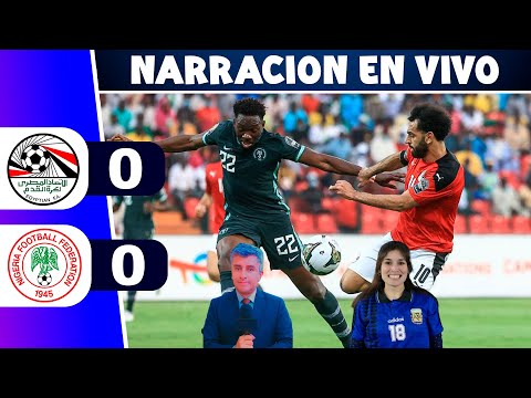 🔴 EGIPTO 0 (2) (4) 0 NIGERIA PENALES ⚽ COPA AFRICANA - PARTIDO SIMULADO - RELATO REY DEPORTIVO