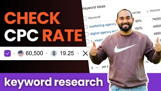 Find CPC of a Keyword for FREE | Build a Powerful Keyword List | Keyword Research Tutorial