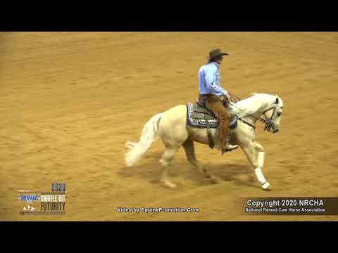 SJR Diamond Man shown by Tucker J  Robinson - 2020 Snaffle Bit Futurity (Open Futurity, Rein)